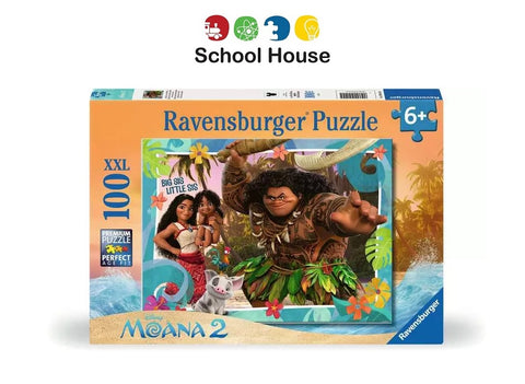 Ravensburger Moana 2 Exploring New Worlds 100 Piece XXL Jigsaw Puzzle – Disney Moana 2 Kids Puzzle Ages 6+