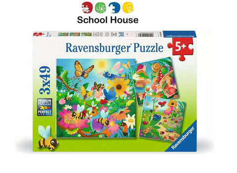 Ravensburger Bugs Bugs Bugs 3 x 49 Piece Kids Puzzle Set – Insect & Nature Jigsaw Puzzles for Children Ages 5+