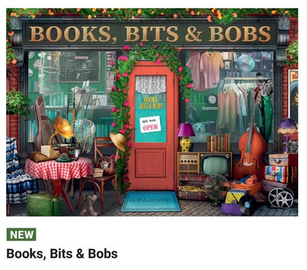 Books, Bits & Bobs 1000 Piece Jigsaw Puzzle