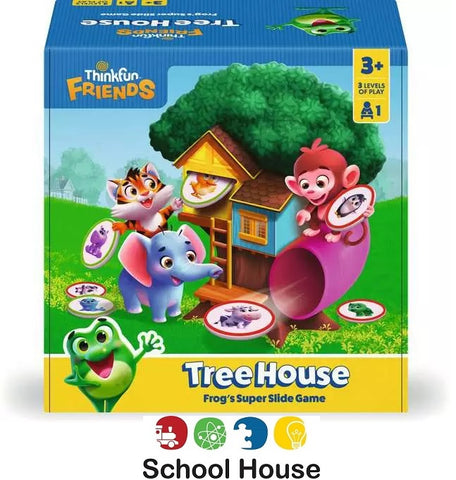 Tree House Game Frog's Super Slide | Preschool Matching Game for Kids Ages 3+