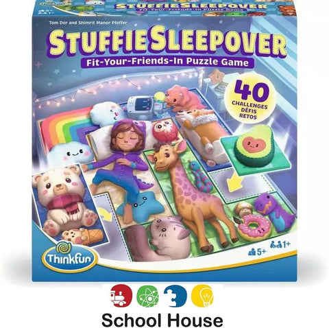 Stuffie Sleepover Game | Kids Logic Puzzle Game with Stuffed Animal Challenges Ages 5+