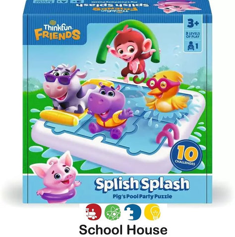 Splish Splash Game Pig's Pool Party Puzzle | Preschool Logic Game for Kids Ages 3+