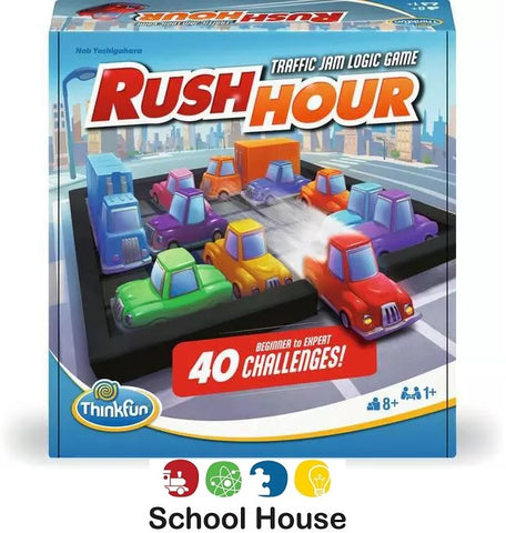 Rush Hour Traffic Jam Logic Puzzle Game | Sliding Block Brain Teaser for Kids Ages 8+