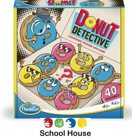 Donut Detective Game | Logic Puzzle Game for Kids Ages 5+ with 40 Challenges