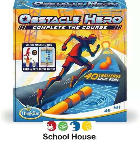 Obstacle Hero Logic Puzzle Game for Kids – STEM Strategy Brain Teaser with 40 Challenges Ages 8+