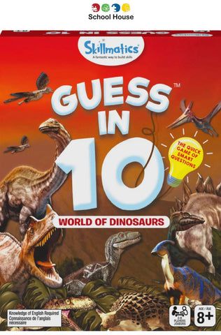 Guess in 10 Dinosaurs Game – Educational 20 Questions Style Family Trivia Game