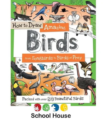 How To Draw Amazing Birds Book | Step-by-Step Bird Drawing Guide for Kids