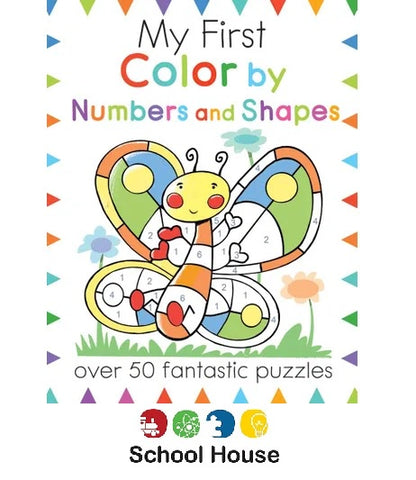 My First Color By Numbers & Shapes Book