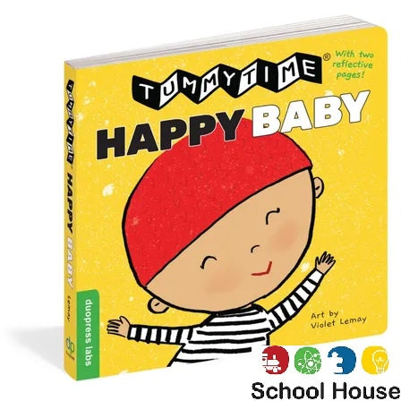 Tummy Time Happy Baby Accordion Board Book