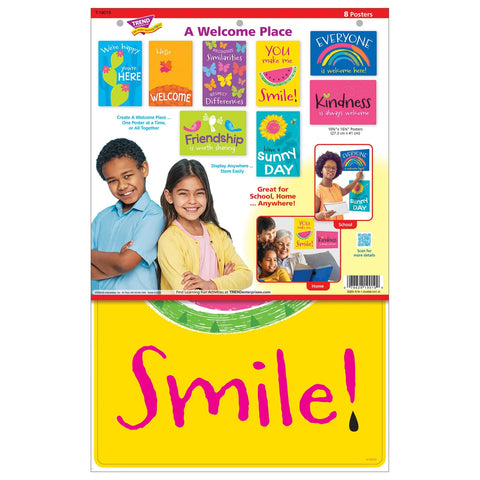 WELCOME PLACE LEARNING BULLETIN BOARD SET