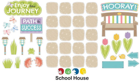 Stepping Stones Learning Set – Goal Setting & Progress Tracking Classroom Bulletin Display