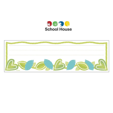 Vine Time Desk Toppers – Personalized Nature-Themed Student Name Plates for Classroom Organization