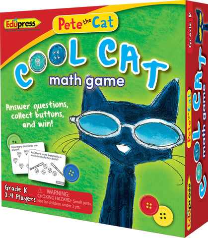 PETE THE CAT COOL CAT MATH GAME GRADE K