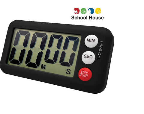 MAGNETIC DIGITAL CLASSROOM TIMER BLACK
