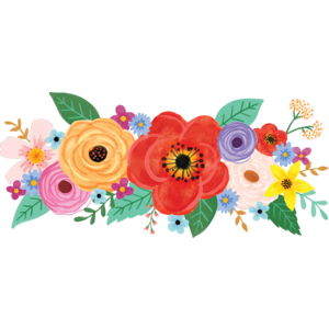 WILDFLOWERS BULLETIN BOARD SET