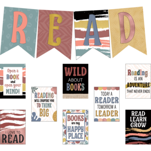 WONDERFULLY WILD READ BULLETIN BOARD SET
