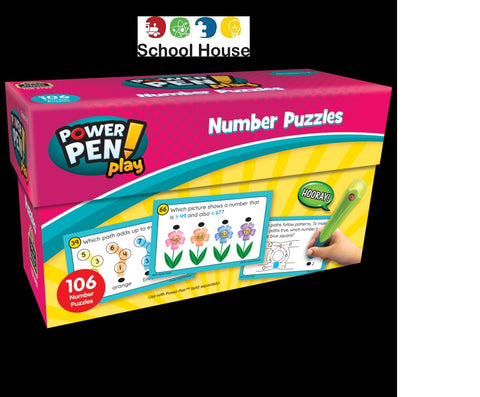 POWER PEN PLAY NUMBER PUZZLES  GRADES 1-2