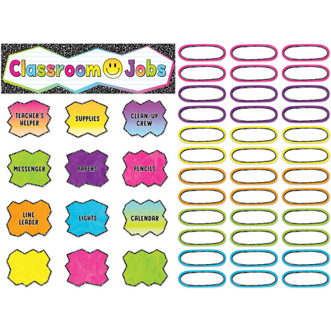 BRIGHTS 4EVER CLASSROOM JOBS MINI BULLETIN BOARD SET