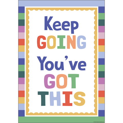 Keep Going You've Got This Classroom Poster (13.3" x 19") | Growth Mindset