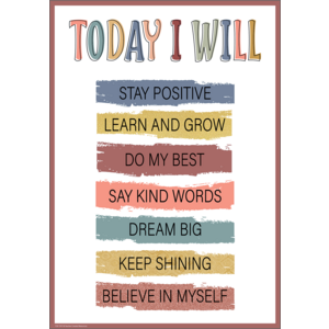 TODAY I WILL POSTER WONDERFULLY WILD