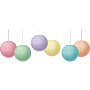 PASTEL POP 8" LANTERNS