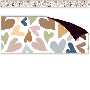 EVERYONE IS WELCOME HEARTS MAGNETIC BORDER