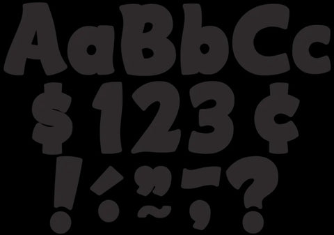 BLACK 4" LETTERS COMBO PACK-1