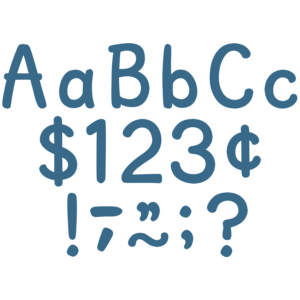 SLATE BLUE 4" LETTERS COMBO
