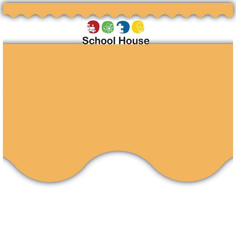 Golden Sun Border Bulletin Board Trim – Bright Classroom Border Decor for Walls, Displays & Projects