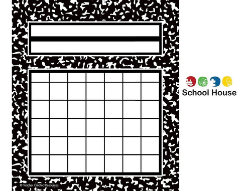Cool For School Composition Incentive Charts – Weekly Student Reward & Progress Tracking Stickers Charts