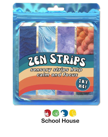 Zen Strips Sand Gradient Sensory Fidget Stickers | Textured Strips for Focus, Calm & Stress Relief