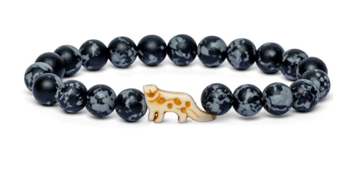 FAHLO SNOW LEOPARD PAPIALLE BRACELET