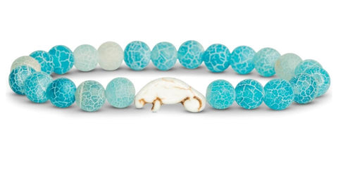 FAHLO MANATEE AQUA BLUE BRACELET