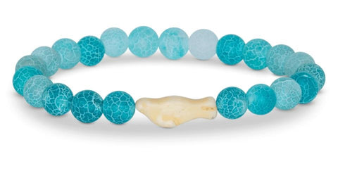 FAHLO SEAL AQUA BLUE BRACELET