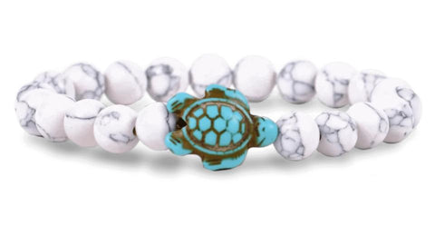 FAHLO SEA TURTLE WHITE BRACELET
