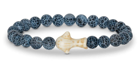 FAHLO WHALE SHARK DEEP BLUE BRACELET