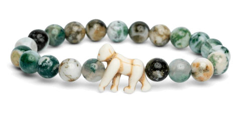 FAHLO GORILLA RAINFOREST GREEN BRACELET