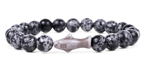 FAHLO SHARK OCELLI STONE BRACELET