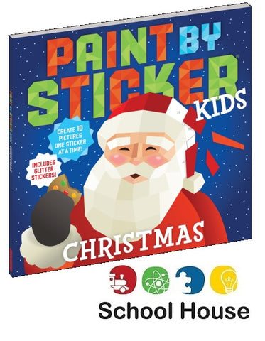PAINT BY STICKER CHRISTMAS BOOK