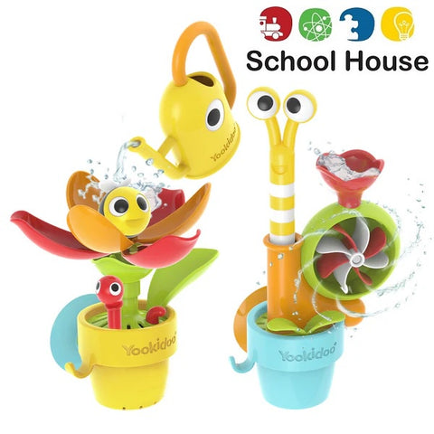 Pour 'n Grow Pop-Up Garden Bath Toy Set | STEM Water Play Flowerpots for Kids