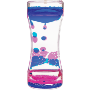 Liquid Motion Bubbler Blue & Pink