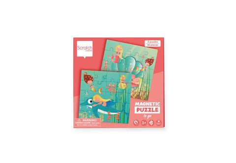 Magnetic Puzzle Book To Go Mermaids