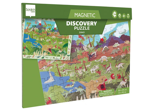 Magnetic Discovery Puzzle Dino