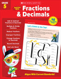 Scholastic Success Fractions & Decimals Grade 5