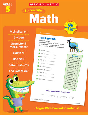 Scholastic Success Math Grade 5