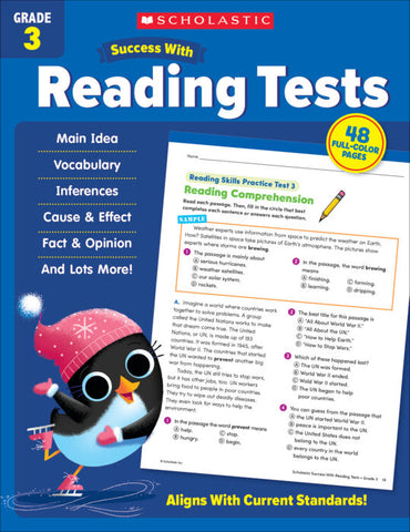 Scholastic Success Reading Tests Grade 3