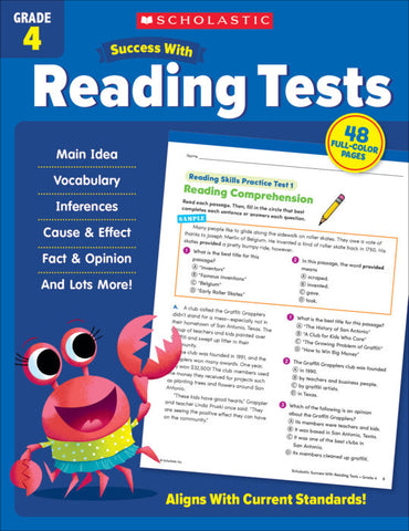 Scholastic Success Reading Tests Grade 4