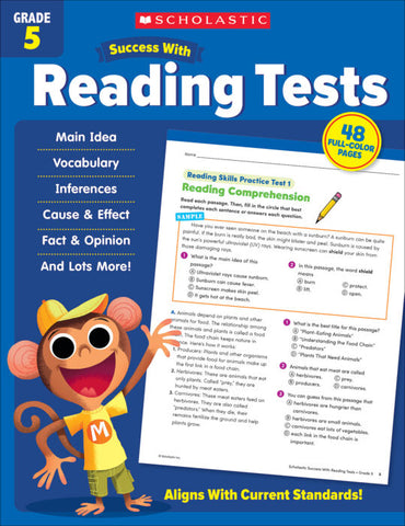 Scholastic Success Reading Tests Grade 5