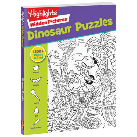 Dinosaur Puzzles Hidden Pictures