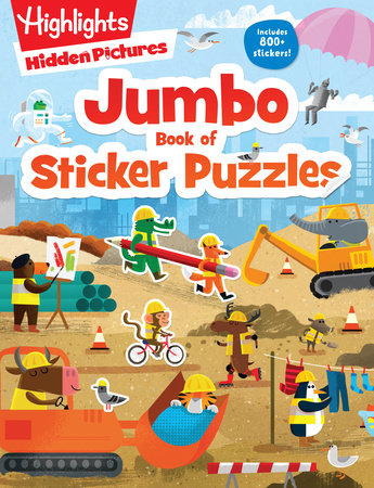 Jumbo Book Of Sticker Puzzles